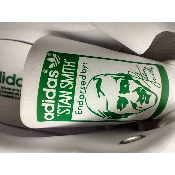 Adidas Stan Smith 80s Cloud White Green Mens Size 19 No Box - Picture 11 of 13